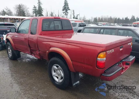 2001 Toyota Tacoma from USA, damaged, VIN 5TEWM72N81Z742793